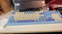 京东京造J104Pro无线蓝牙三模客制化机械键盘 游戏电竞办公104键gasket五层填充石子音 冰淇淋 星海轴 实拍图