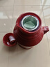 新款马卡龙热水瓶车载暖壶小型保温瓶客厅家用宿舍带盖暖水瓶茶瓶 红色 1.6L 实拍图