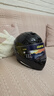GSB摩托车头盔冬季防冻保暖男女盔3C电动车摩托车通勤竞速头盔gsb361 闪光黑配透明镜片+顺丰快递 XXL（建议58-59头围） 实拍图