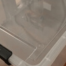 禧天龙塑料衣物收纳箱玩具整理箱车载储物箱55L 透明 1个装 带轮 实拍图