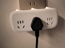 公牛（BULL）转换插头/一转三插座/无线转换插座/电源转换器 适用于卧室、厨房 3位分控开关插座GN-9333 实拍图