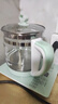 养生壶烧水壶热水壶恒温壶养生烧水壶煮茶壶煮茶器泡茶壶一体机全自动玻璃保温小家用 绿色 1.8L 养生壶 实拍图