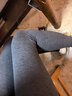 松山棉店小暖羊保暖打底裤女含羊毛7A抑菌吸湿发热可外穿高腰加厚绒棉裤冬 中厚暖-深灰-320(-5~5°C) L (推荐110-125斤) 实拍图