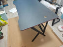 奥伦福特  电脑桌台式家用电竞游戏桌办公书桌简约书房写字桌子 碳纤维纹路单桌-120*60 升级款电竞桌 实拍图