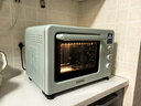 海氏（Hauswirt）C40三代电烤箱家用烘焙多功能发酵一体机食品级搪瓷内胆智能菜单新年礼物 湖水绿 40L 实拍图