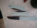 不锈钢折叠水果刀具家用切瓜果刀厨房去皮刀学生便携式分切果蔬刀 3把 实拍图
