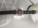 【网红爆款】商务腕表石英运动表休闲皮带男女手表 合金黑色【升级】 实拍图
