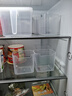冰箱内侧门收纳盒分格分类整理置物架食物蔬菜保鲜盒葱姜蒜密封罐 冰箱扩容神器 6个装 实拍图