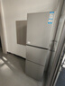 海尔（Haier）「真省电」251L三门小冰箱黑金净化一级能效风冷无霜星辉银BCD-251WGHC3E7WV(银)国家补贴 实拍图