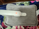 彩虹热水袋暖手宝充电暖宝宝暖水袋注水暖手袋热敷暖肚子暖脚 灰色 实拍图