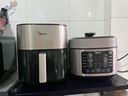 美的（Midea）小炎烤空气炸锅蒸烤一体上下双热源免翻面 可视窗口家用智能大容量6L金属内腔蒸汽嫩炸烤箱KZC6054 实拍图
