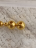 洲足金999金珠黄金小金珠金豆古法金珠DIY配件散珠隔珠路路通转运珠 3mm金珠  合单满 0.16g 包邮 多颗混发约0.07g 实拍图
