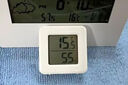 温度计室内家用精准婴儿房温湿度计壁挂室干湿计电子数显表高精度 【一只装】白色-迷你温湿度计 实拍图
