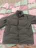 京东京造羽绒服男女情侣同款真鸭绒冬季保暖外套面包服加厚短款 烟灰咖 L 实拍图
