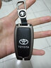 绅创适用丰田钥匙套凯美瑞卡罗拉亚洲龙狮雷凌威兰达锋兰达扣rav4包壳 F款【铂金灰】+【复古黑扣】 实拍图
