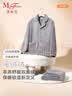 曼妮芬「羊羔舒绒家居服」男女士秋冬加厚加绒情侣睡衣家居服套装可外穿 实拍图