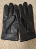 欧玪羊皮手套男士加绒加厚真皮保暖冬季骑行电动车摩托车防水防风手套 纯羊皮男士纽扣 均码 实拍图