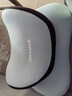 汽车头枕护颈枕车用靠枕座椅腰靠套装车内脖枕记忆棉护腰车载枕头 【双拼蓝】回弹乳胶 舒享头枕+腰靠 实拍图