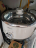爱德4L~5L分体式家用电火锅304不锈钢内胆2-4-6人多功能电热锅电煮锅316不锈钢 304钢款白色5L 实拍图