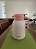 膳魔师（THERMOS）保温壶玻璃内胆家用大容量便携宿舍暖水壶热水瓶TEHA/TEHD TEHD-粉红 1.48L 实拍图