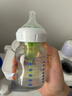 布朗博士玻璃奶瓶 0-3月新生婴儿防胀气防呛 宽口奶瓶150ml 欧盟版 实拍图