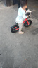 贝趣儿童平衡车1-3-6-12岁宝宝滑步车无脚踏小孩自行车男孩两轮滑行车 【升级充气轮】 12寸 红色 ＋骑行大礼包 2-5岁幼儿女孩圣诞节新年礼物 实拍图