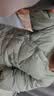 童泰（TONGTAI）婴儿羽绒服连体衣冬季宝宝哈衣男童女童三防鸭绒爬服蓝色80cm 实拍图