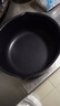 NITORI宜得利家居 家用煮泡面锅牛奶锅一人日式小锅煤气不粘雪平锅 黑色 20cm 20cm 实拍图