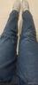 真维斯（Jeanswest）牛仔裤男2026春季轻商直筒修身牛仔长裤男蓝色常规30 实拍图