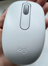 罗技（Logitech）M196 无线蓝牙鼠标 办公鼠标 笔记本商务办公家用 小巧便携 对称手型 珍珠白 实拍图