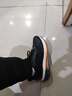 361°运动鞋男鞋雨屏防泼水秋冬季新品雨天通勤鞋防滑黑色跑步鞋男 曜石黑/甜派橙 43 实拍图
