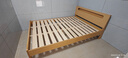 图柔【顺丰闪发】床实木床现代简约双人床主卧大床单人床出租床 单床【促销款】 1.5*2米 框架结构 实拍图