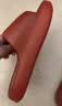 HIPANDA男士EVA防滑拖鞋可外穿红色厚底家居室内浴室洗澡防水家用凉拖 实拍图