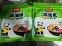 美丽雅吸油纸食物食品级60张 吸油量加强 厨房煲汤滤油去油纸 实拍图