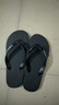 卡帝乐鳄鱼（CARTELO）人字拖鞋男士夏季户外穿运动居家用软底沙滩凉拖 VP1520 黑色 42 实拍图