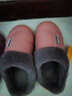 新款秋冬季棉拖鞋男女童踩屎感厚底防滑室内家居冬天加绒保暖棉拖 三角T-粉色-【升级版】 12 34/35内长21CM 实拍图