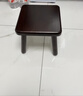 喻品实木凳子家用简约矮凳小板凳方凳客厅沙发脚踏凳换鞋HK5238胡桃色 实拍图