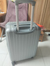爱华仕行李箱20英寸登机箱男大容量拉杆箱出差旅行箱女密码箱皮箱磨砂灰 实拍图