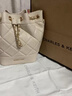 CHARLES&KEITH菱格大容量柔软多用背包书包双肩包包女包生日礼物CK2-60151400 Cream奶白色 S 实拍图