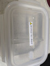 京东京造 饭盒 微波炉上班族学生便当高硼硅玻璃餐盒大容量2分格1L 实拍图