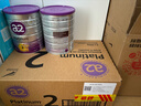 a2奶粉 紫白金A2+DHA婴儿配方奶粉2段(6-12月)900g*8罐 实拍图