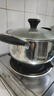 爱仕达（ASD）汤锅304不锈钢蒸汤锅 炖煮锅复底小汤锅22CM燃气电磁炉通用奶锅B1 实拍图