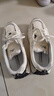 回力女鞋春秋潮流老爹鞋女百搭厚底增高休闲运动鞋子女 白黑(皮面) 38 实拍图