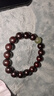妍韵珠宝金星印度小叶紫檀手串和田玉貔貅文玩佛念珠男女士檀香手链12mm 实拍图