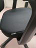 得力（deli）4900S 人体工学靠背办公椅/电脑椅/职员椅 可升降转椅舒棉坐垫 黑 实拍图