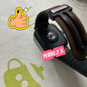 适用小米手环8pro新款折叠扣真皮表带9pro智能手表表带红米watch5运动时尚个性redmiwatch4透气ins 深棕色【疯马纹折叠扣硅胶真皮】 适用：红米Watch4表带 实拍图