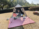 探险者（TAN XIAN ZHE） 帐篷户外露营防雨过夜公园野外儿童家庭全自动便携遮阳黑胶帐篷 3-5人黑胶遮阳帐篷【特惠套餐】 实拍图