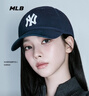 MLB帽子男女情侣棒球帽软顶鸭舌帽秋冬运动帽四季3ACP6601N-50NYS-F 实拍图