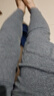 海澜之家（HLA）保暖内衣男士秋衣秋裤男100%纯棉抗菌防螨保暖线衣线裤保暖套装 100%纯棉抗菌防螨-极地灰 XL /175(体重130-150斤) 实拍图