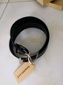 牛当家真皮皮男牛皮腰带针扣头层牛皮1101 黑色 110cm  实拍图